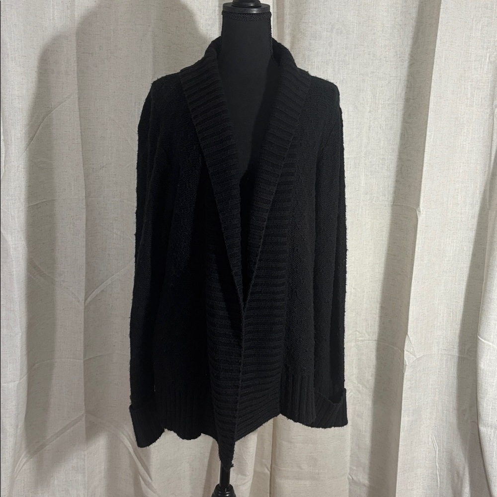 St. John’s Bay Women’s Black Knit Cardigan